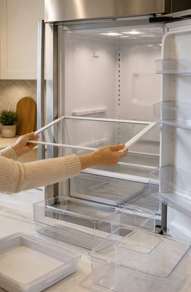 Remove Shelves and Bins